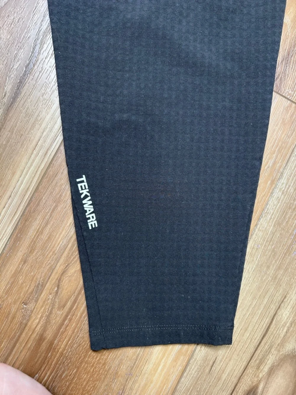 North Face women’s tekware grid fleece pants size large pull on water resistant - Picture 6 of 15